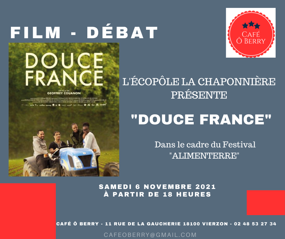 affiche du film débat "douce France"